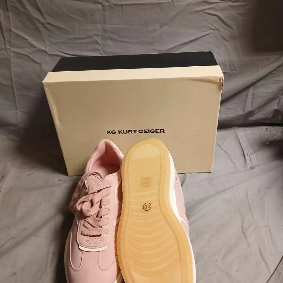 KG KURT GEIGER PINK TRAINERS – SIZE EUR 40