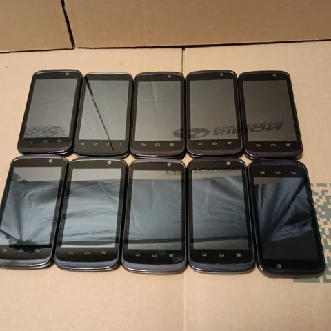 APPROX 10 ASSORTED MOBILE PHONES TO INCLUDE ZTE BLADE, BLADE......