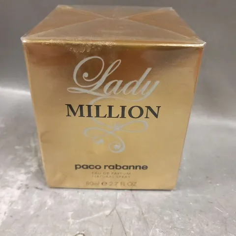 BOXED AND SEALED PACO RABANNE LADY MILLION EAU DE PARFUM 80ML