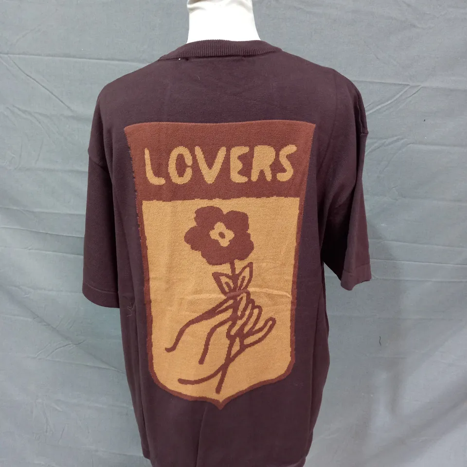 LOUIS VUITTON TRUNK HEAVY WEIGHTED T-SHIRT - LARGE