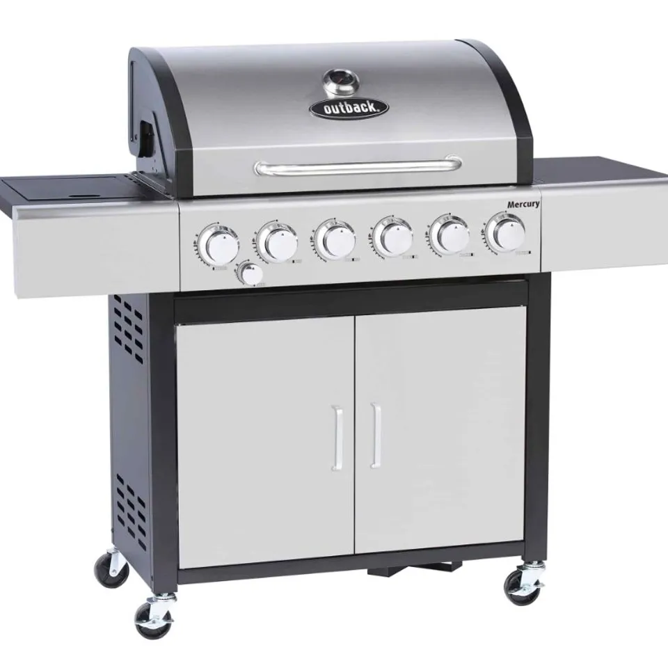 BOXED MERCURY 6 BURNER – STAINLESS STEEL