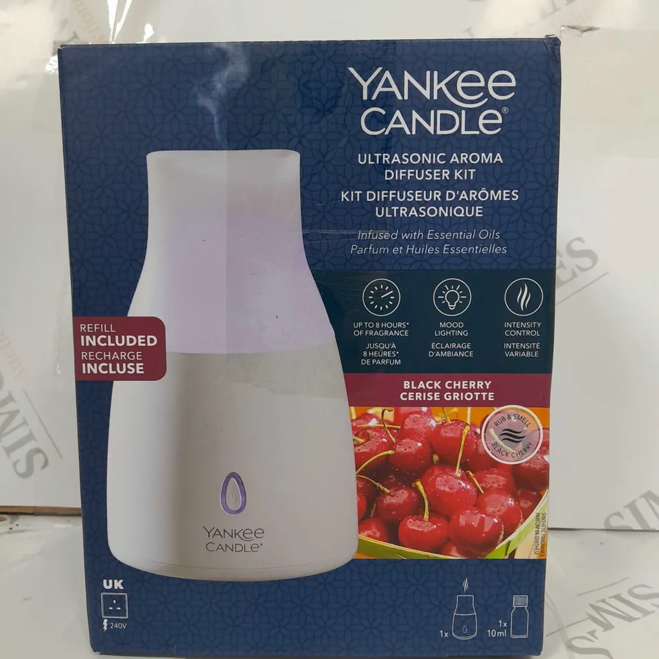 BOXED YANKEE CANDLE ULTRASONIC AROMA DIFFUSER KIT