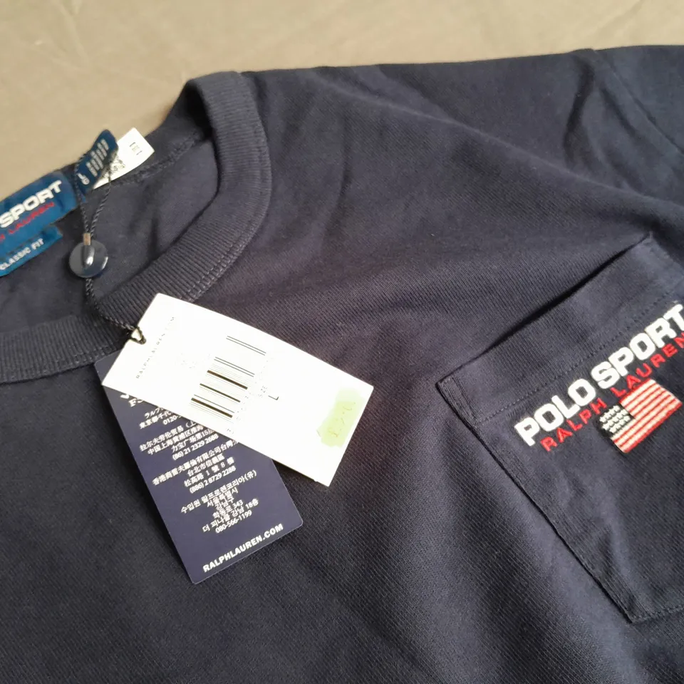 POLO SPORT CLASSIC FIT BLUE T-SHIRT - L