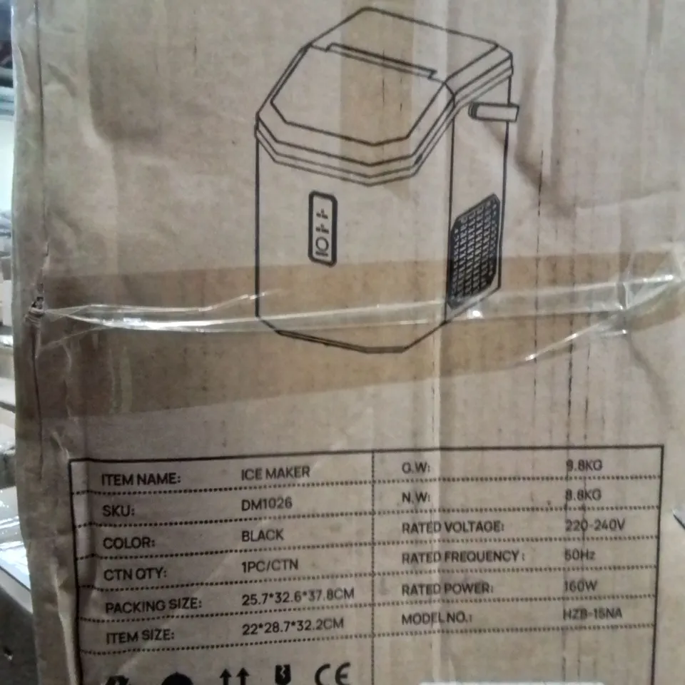 BOXED KOMORE ICE MAKER 
