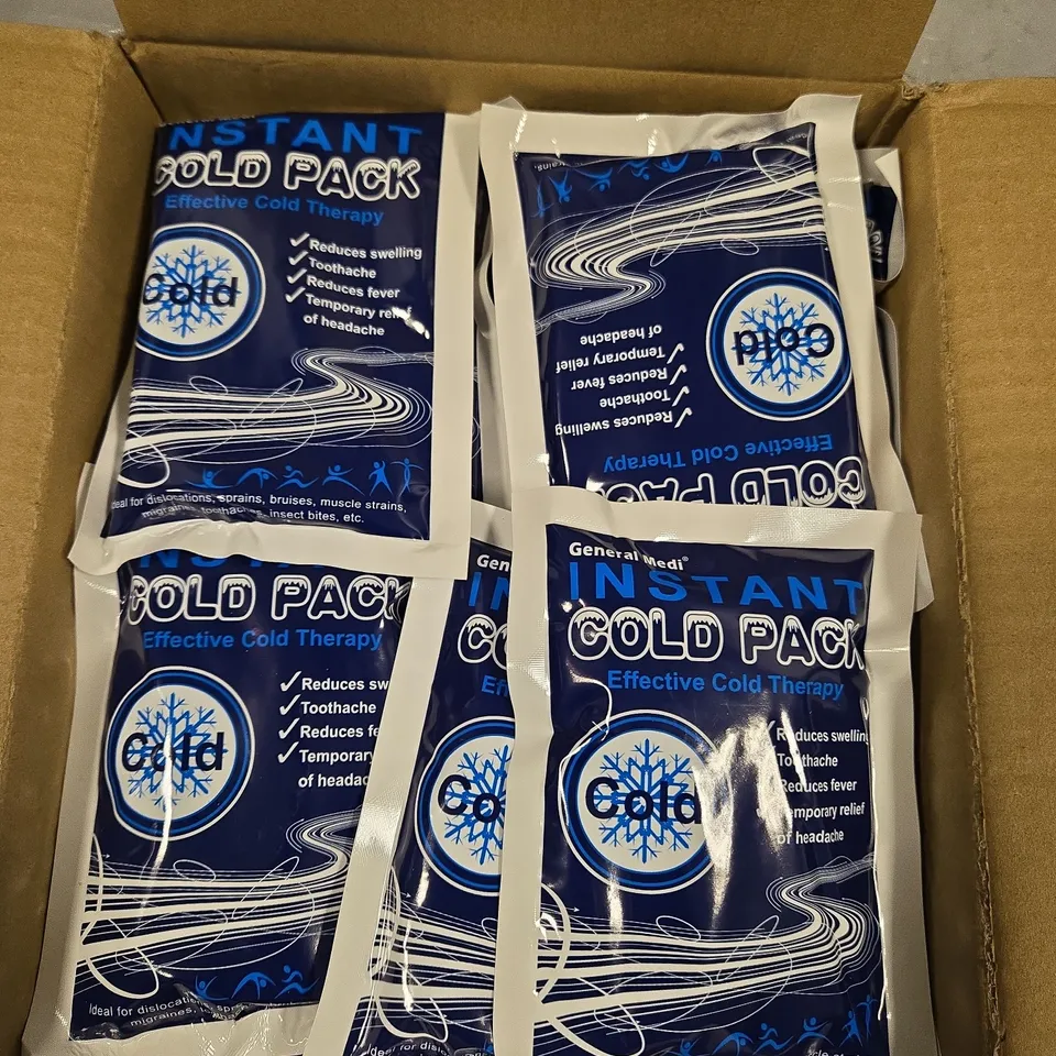 APPROXIMATELY 25 GENERAL MEDI INSTANT COLD PACK EFFECTIVE COLD THERAPY 