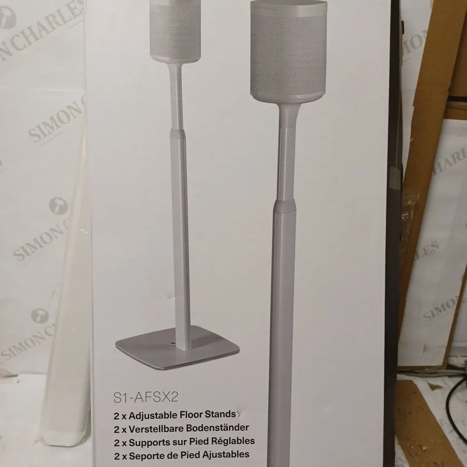 FLEXSON ADJUSTABLE HEIGHT FLOOR STANDS SONOS ONE