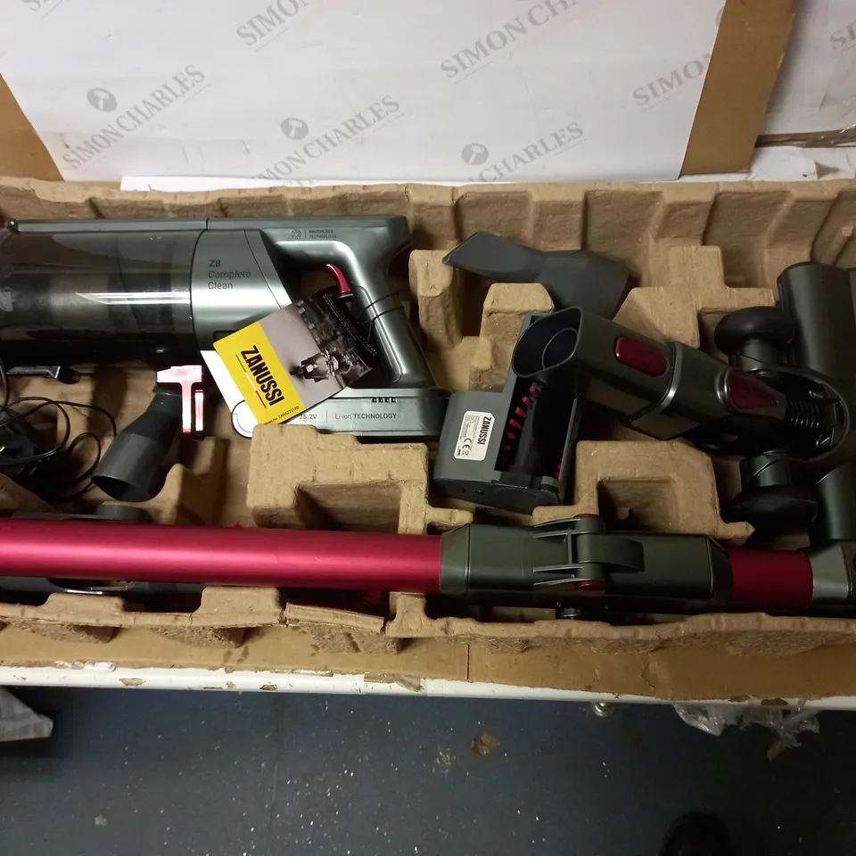 ZANUSSI ZANXZ251RD CORDLESS RECHARGEABLE HAND STICK VACUUM - RED