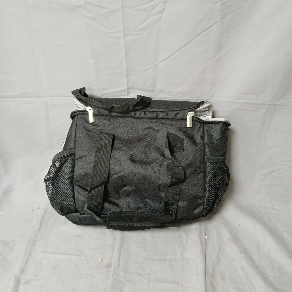LIFEWIT SHOULDER BAG – BLACK, MULTIPLE POCKETS 