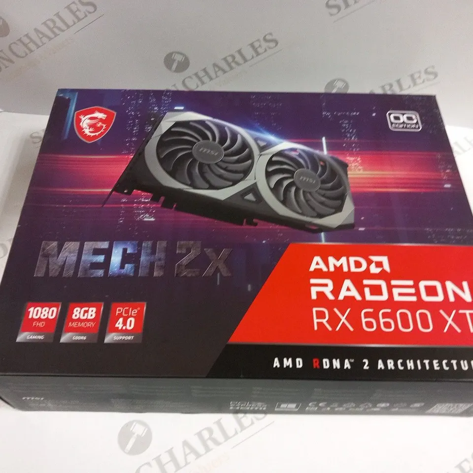 BOXED MSI MECH 2X AMD RADEON RX6600XT
