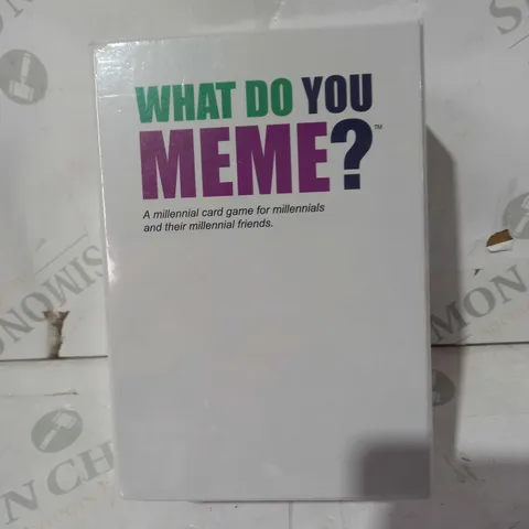 WHAT DO YOU MEME? CARD GAME