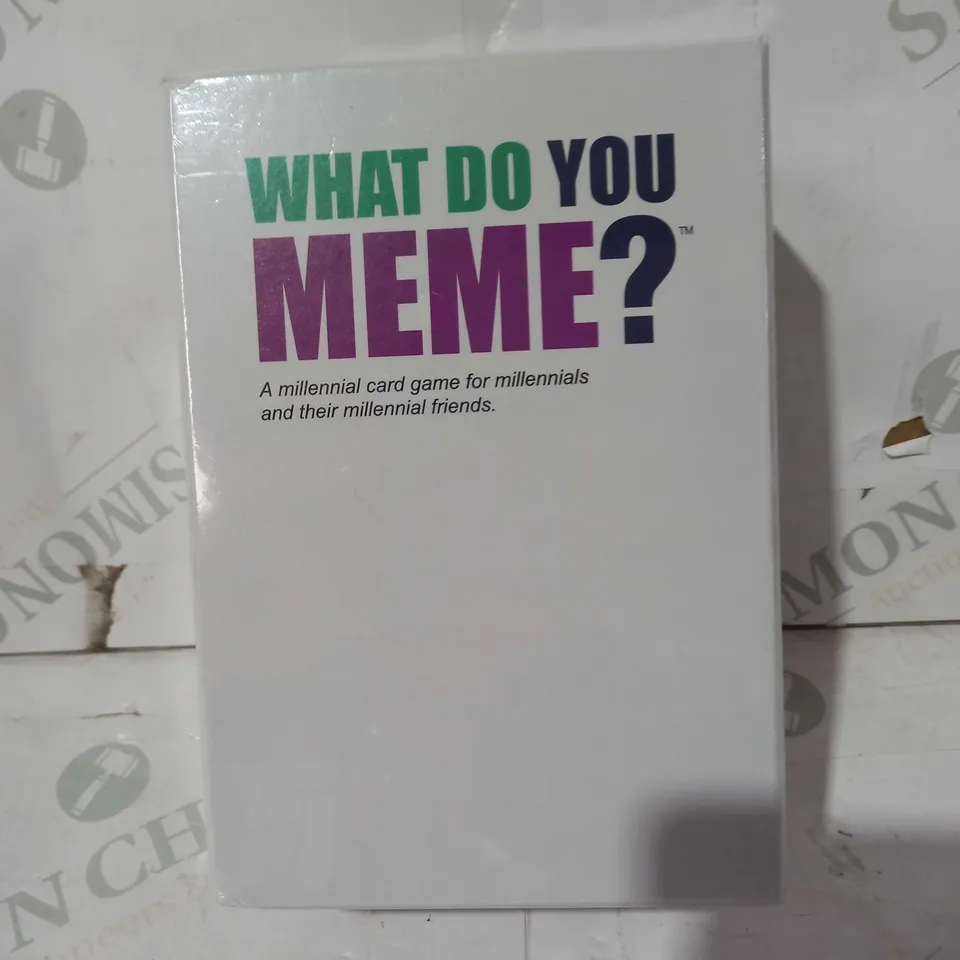 WHAT DO YOU MEME? CARD GAME