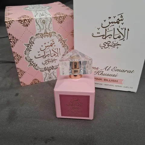 BOXED SHAMS AL EMARAT KHUSUSI PINK BLUSH EAU DE PARFUM 100ML