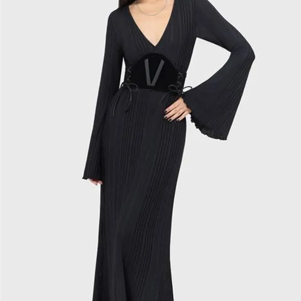 BRAND NEW KILLSTAR ENDLESS NIGHT MAXI DRESS SIZE S