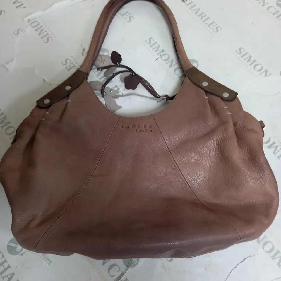 RADLEY LONDON TAUPE LEATHER BAG