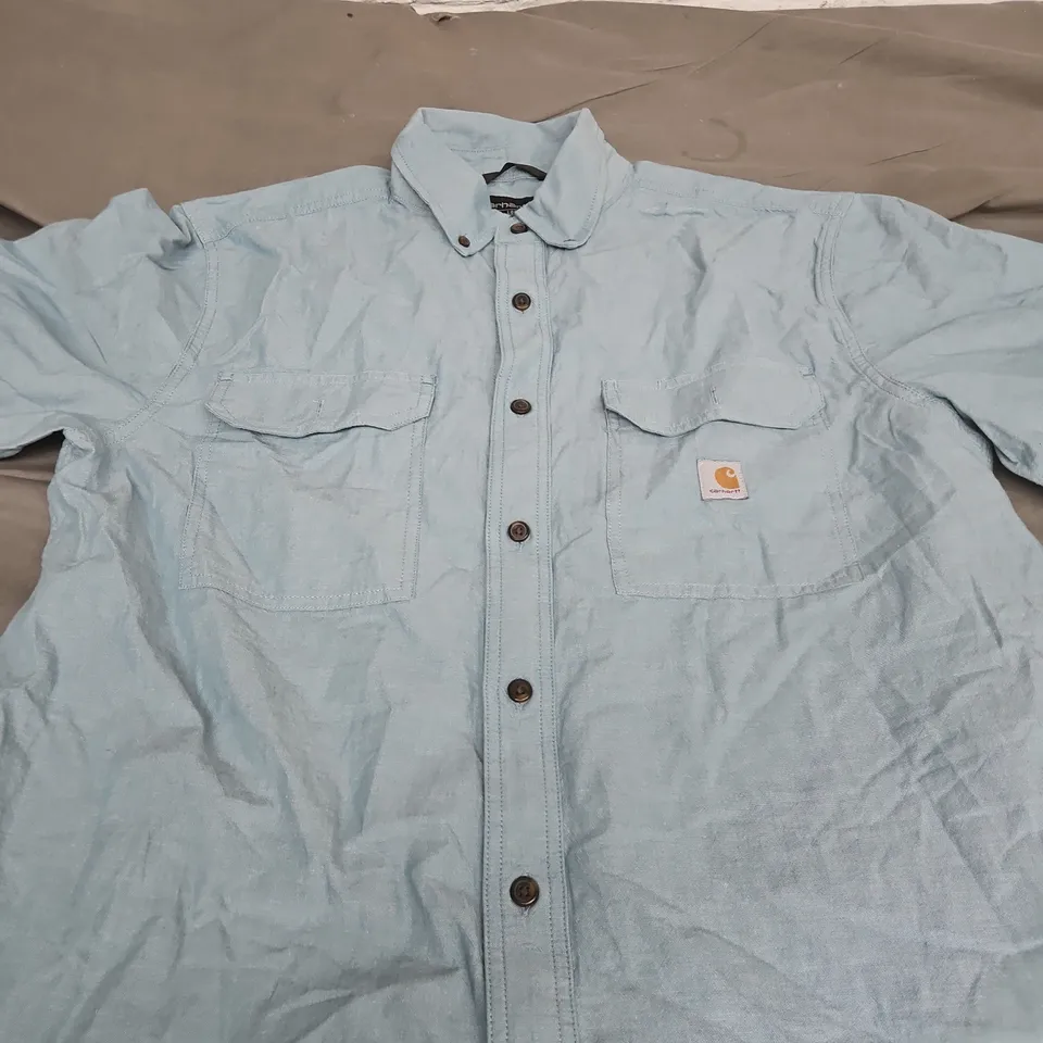 CARHARTT LOOSE FIT SHIRT – LIGHT BLUE, UK L 