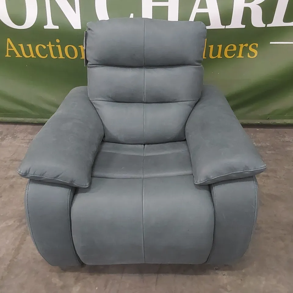 QUALITY DESIGNER ITALIAN MADE ALBA ELECTRIC RECLINER LEATHER UPHOLSTERED CHAIR