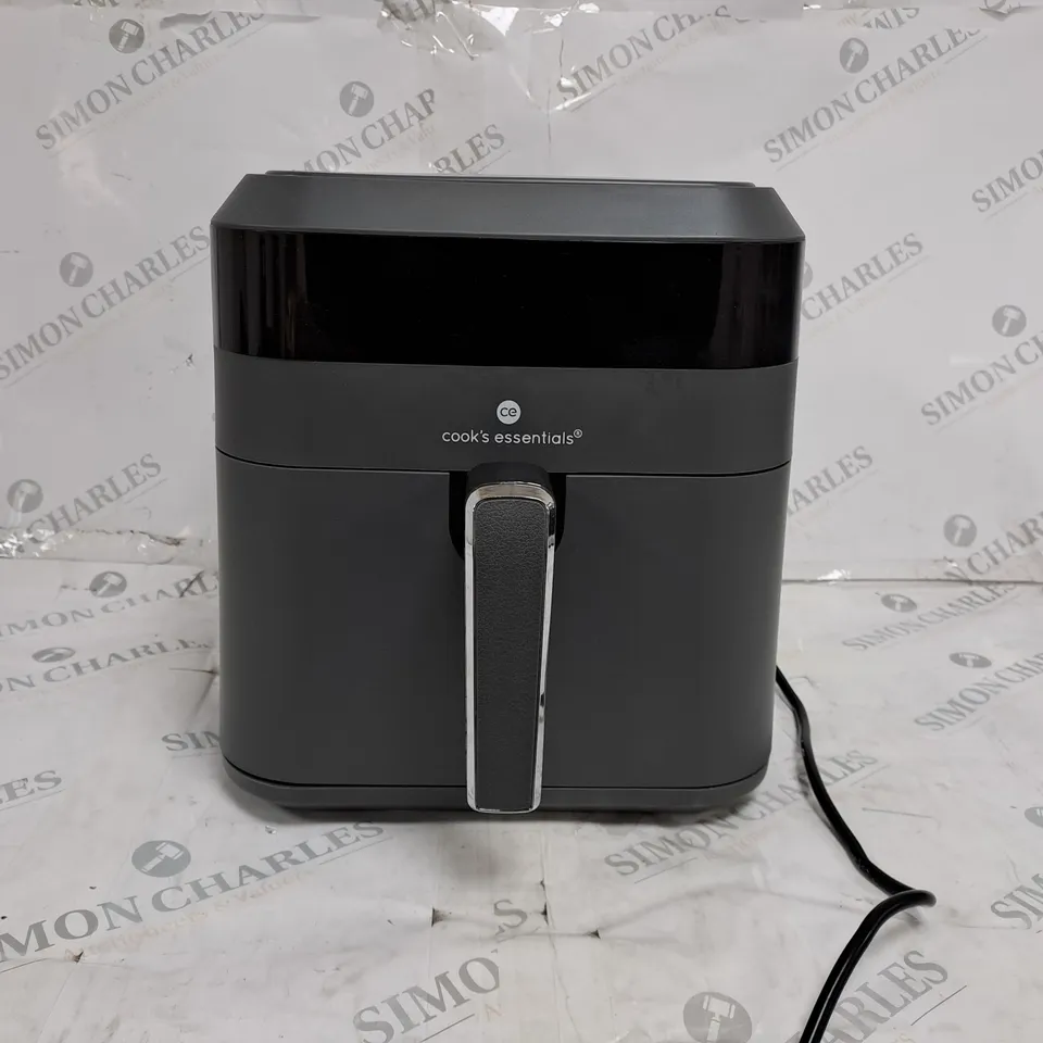 BOXED COOK'S ESSENTIALS 5.8L AIR FRYER IN SLATE GREY