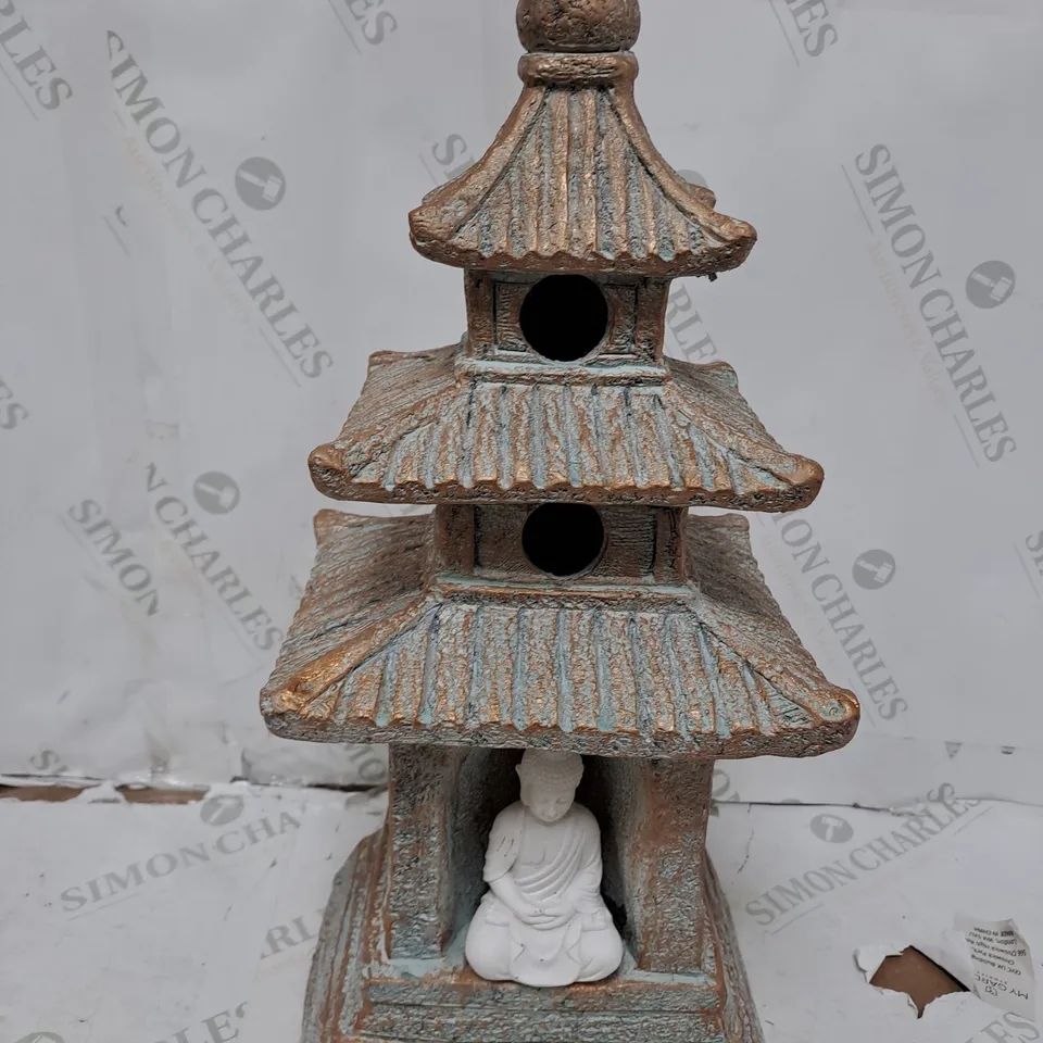 MY GARDEN STORIES SOLAR LED BUDDHA PAGODA