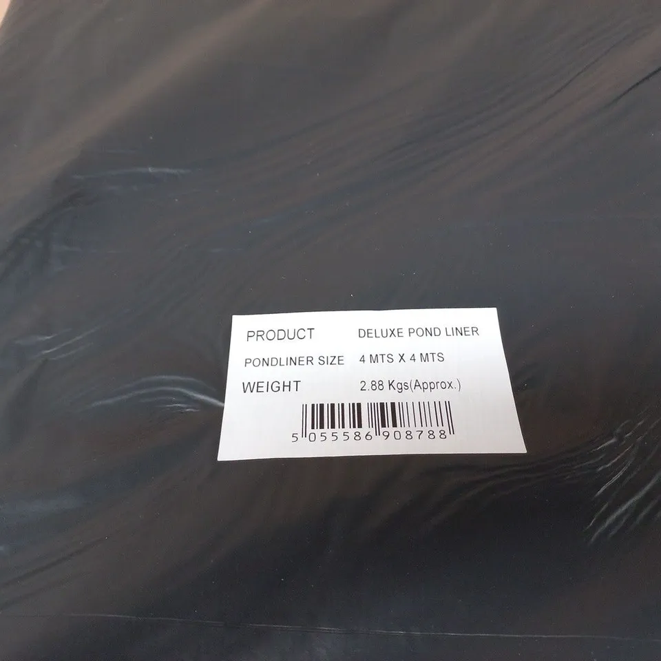 DELUXE POND LINER 4 MTS X 4 MTS 2.88KG (APPROX)