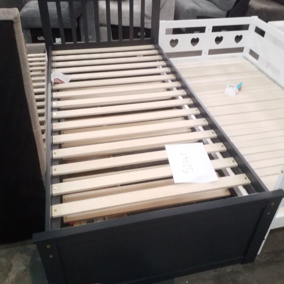 BOXED CANDOR UK SINGLE - DE 90 X 190cm STORAGE BED - ANTHRACITE (1 BOX)