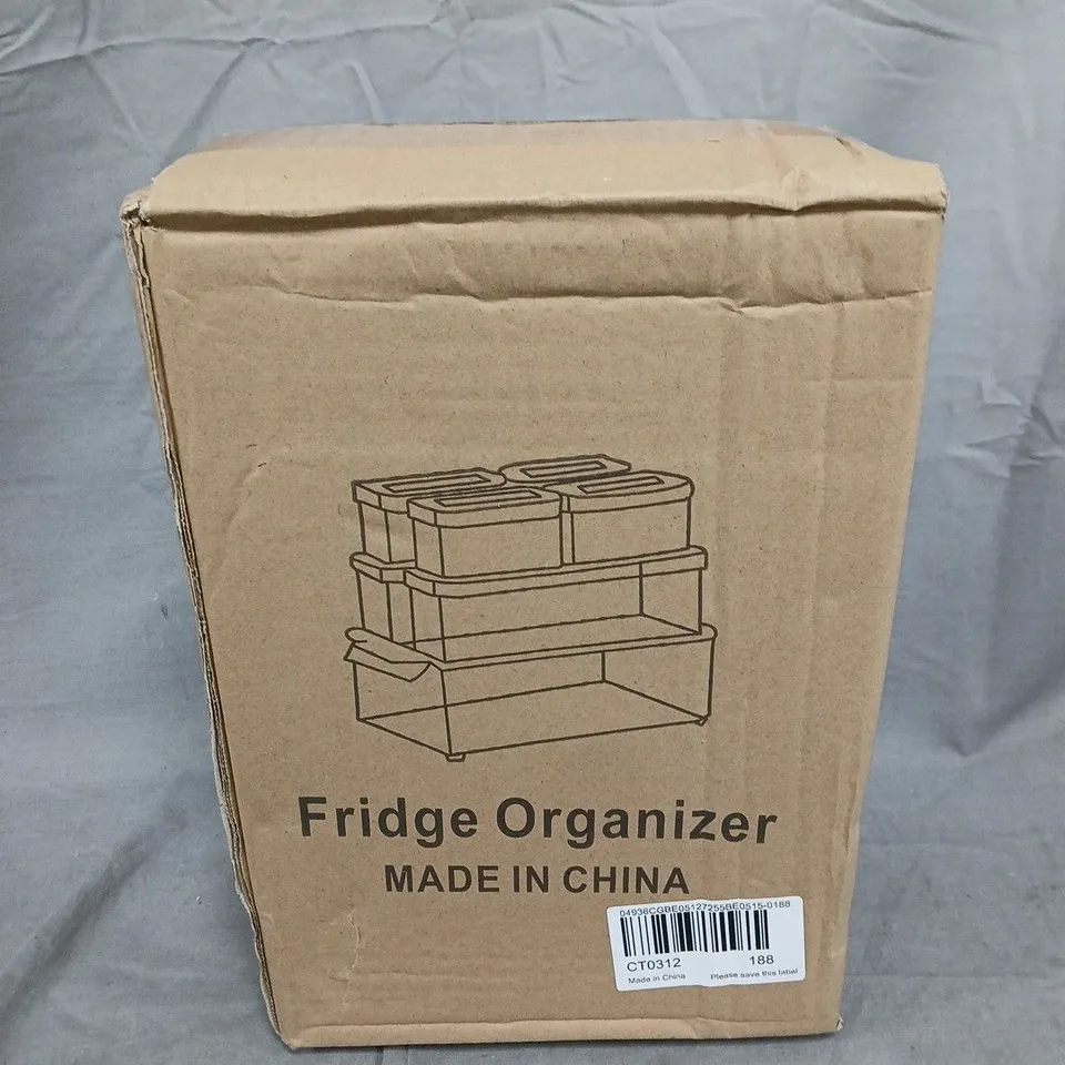 BOXED FRIDGE STORAGE ORGANISER 