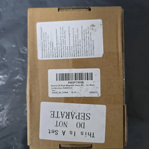 HICARER 25-PACK MAGNETIC NAME BADGE KIT FOR WORK, CONFERENCE & EXHIBITION (DO NOT SEPARATE)