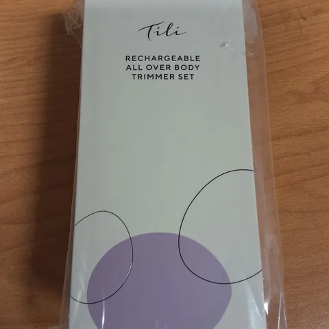 LOT OF 30 BRAND NEW TILI RECHARGABLE ALL OVER BODY TRIMMERS SETS