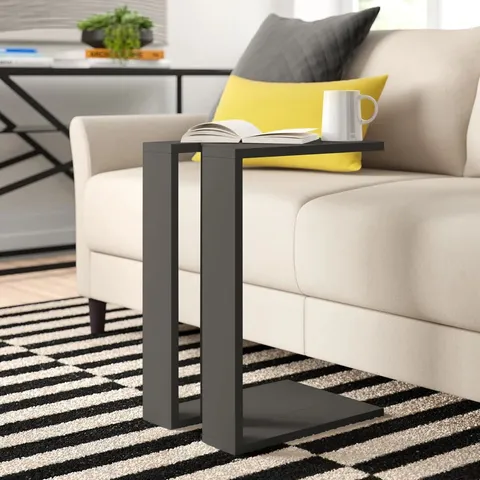 BOXED MADELYN MODERN COMPACT C SHAPE SIDE TABLE (1 BOX)