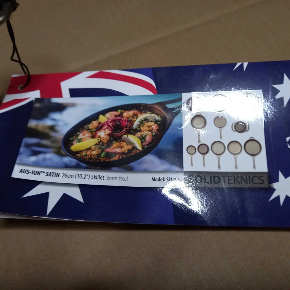 SOLID TEKNICS SATIN STEEL SKILLET