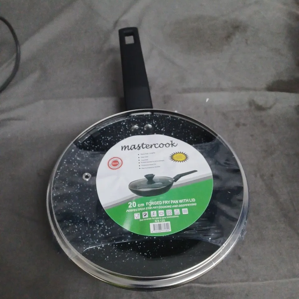 MASTERCOOK 20 CM FORGED FRY PAN WITH LID
