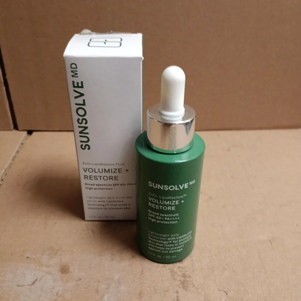 SUNSOLVE MD VOLUMIZE + RESTORE SPF 40+ SERUM 50ML – BOXED