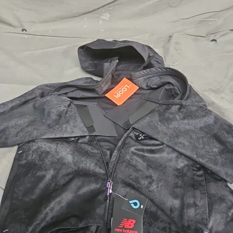 NEW BALANCE ATHLETIC JACKET – BLACK/GRAY, XS