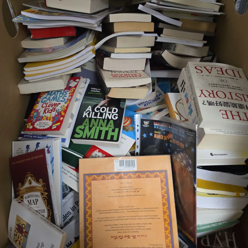 LARGE QUANTITY OF ASSORTED FICTION & NON-FICTION BOOKS - COLLECTION ONLY