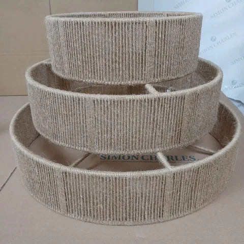 BOXED 3-TIER TWINE EASY FIT SHADE