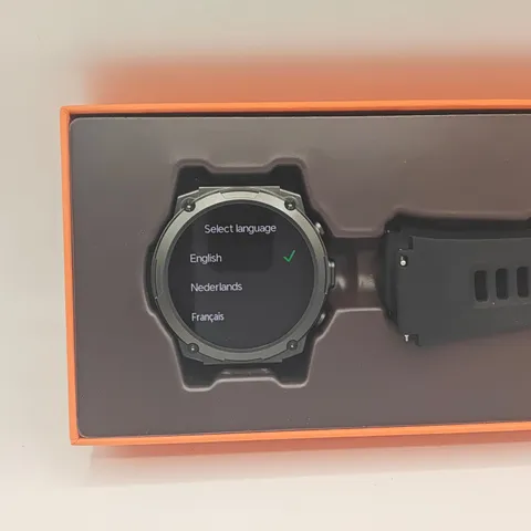 BOXED GARD PRO ULTRA 3 53MM SMART WATCH WITH BLACK RUBBER STRAP 