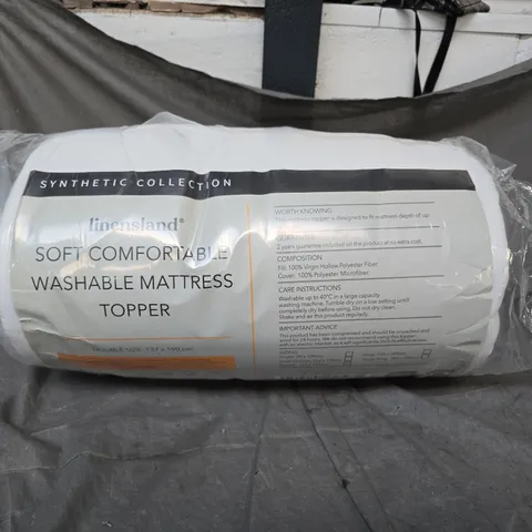 LINENSLAND MATTRESS TOPPER SIZE 137 X 190CM
