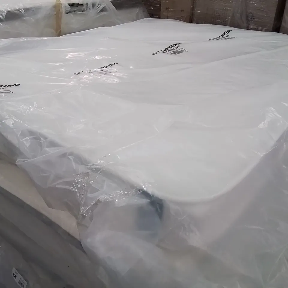 QUALITY BAGGED SERENITY COMFORT COIL SPRING AND ECO-FOAM HYBRID 135cm DOUBLE MATTRESS 