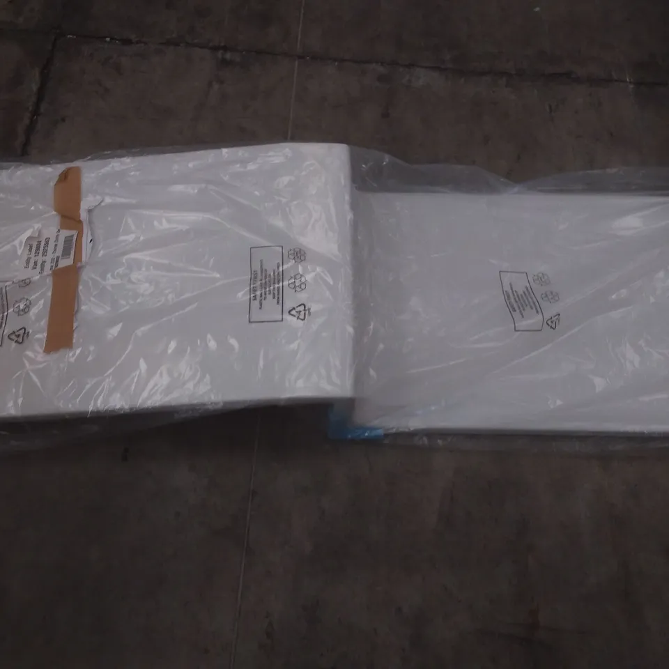 L-SHAPED SHOWER FRONT PANEL 1675×3MM - WHITE