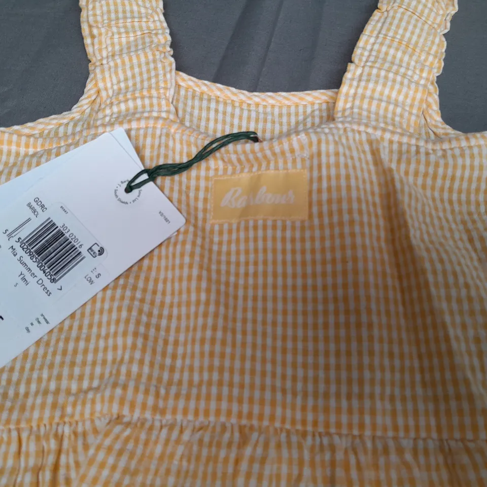 BARBOUR MIA SUMMER DRESS IN YELLOW - S