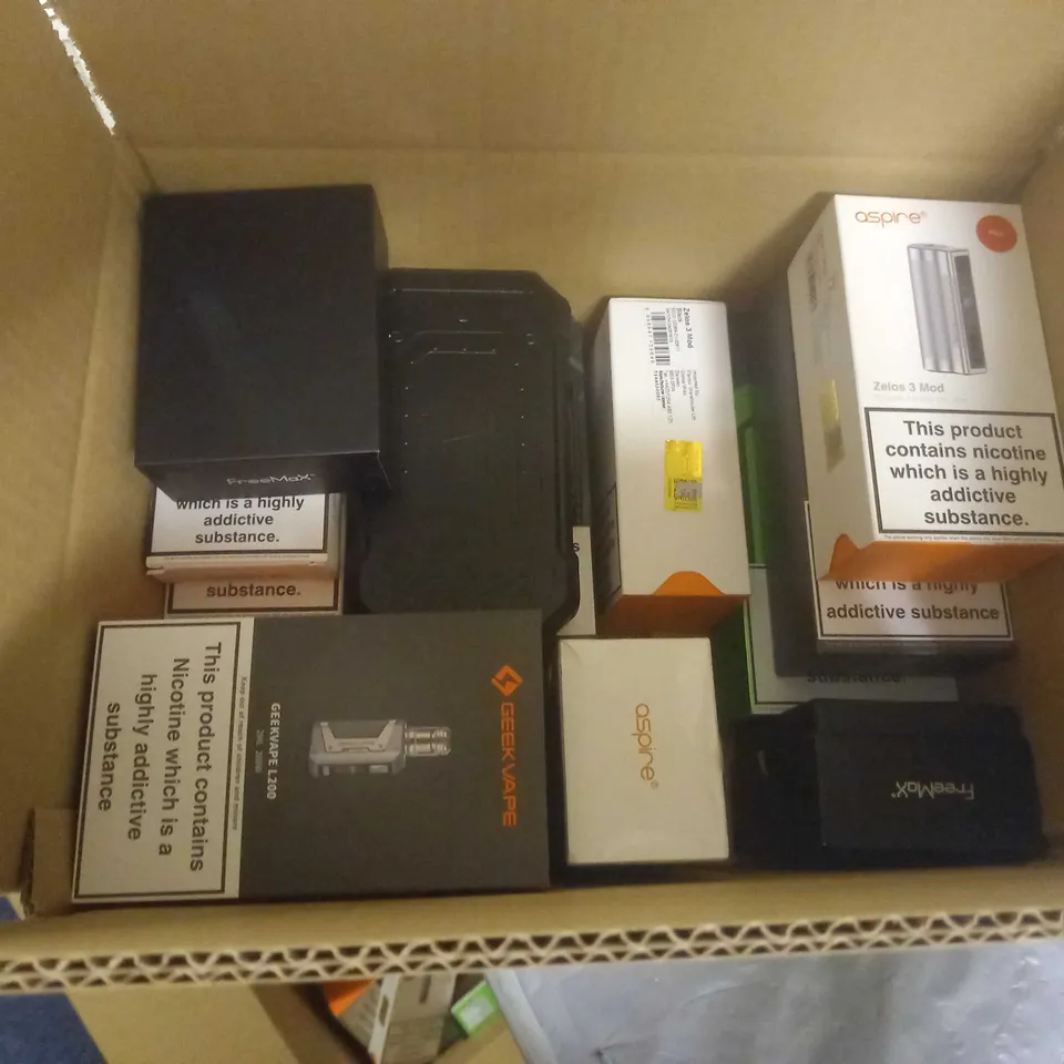 APPROXIMATELY 20 BOXED E-CIGARETTES TO INCLUDE UWELL, VAPORESSO, ASPIRE ETC
