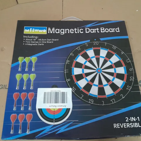 BOXED WLIWWO LAGNETIC DART BOARD