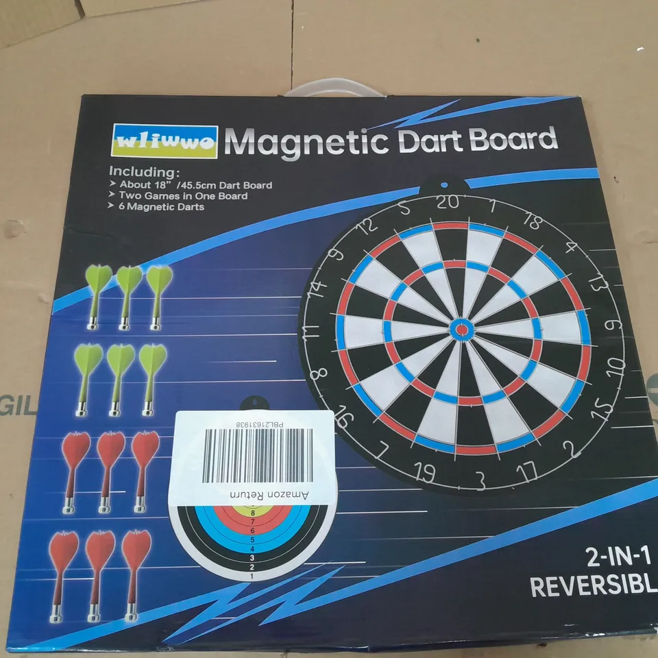 BOXED WLIWWO LAGNETIC DART BOARD