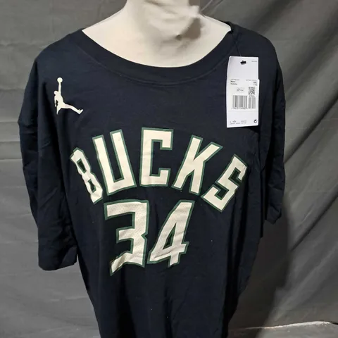 NIKE THE BUCKS GRAPHIC T-SHIRT SIZE XXL