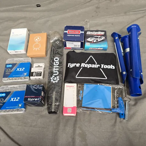 APPROXIMATELY 8 ASSORTED AUTO ITEMS TO INCLUDE KMC X12, BMW NATURAL AIR, AND CONNEX LINK ETC. - COLLECTION ONLY