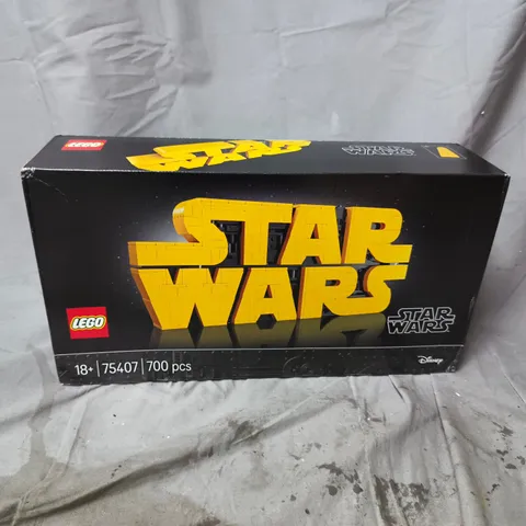 STAR WARS LEGO 700 PCS, STAR WARS LOGO DESIGN 75407