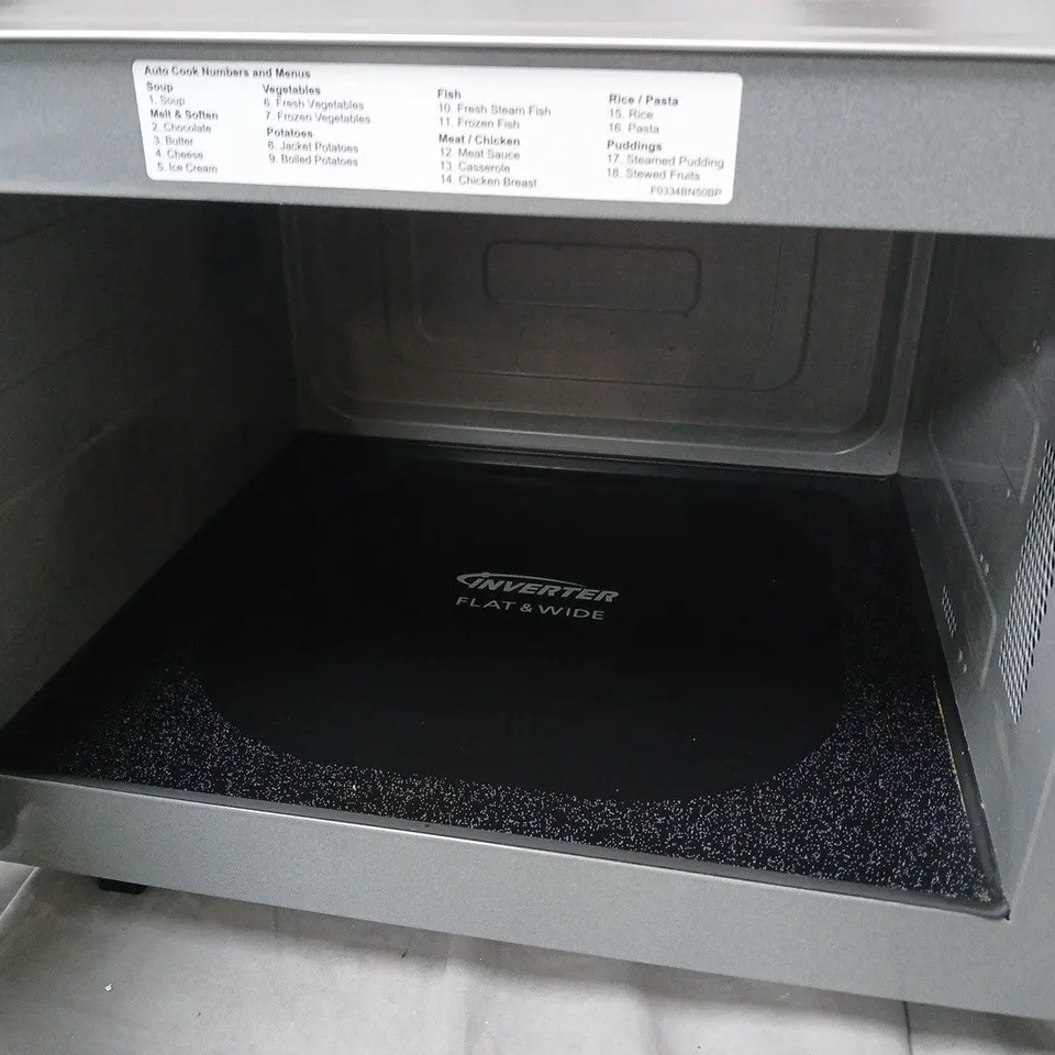 PANASONIC NN-SF464M INVERTER MICROWAVE – FLAT & WIDE