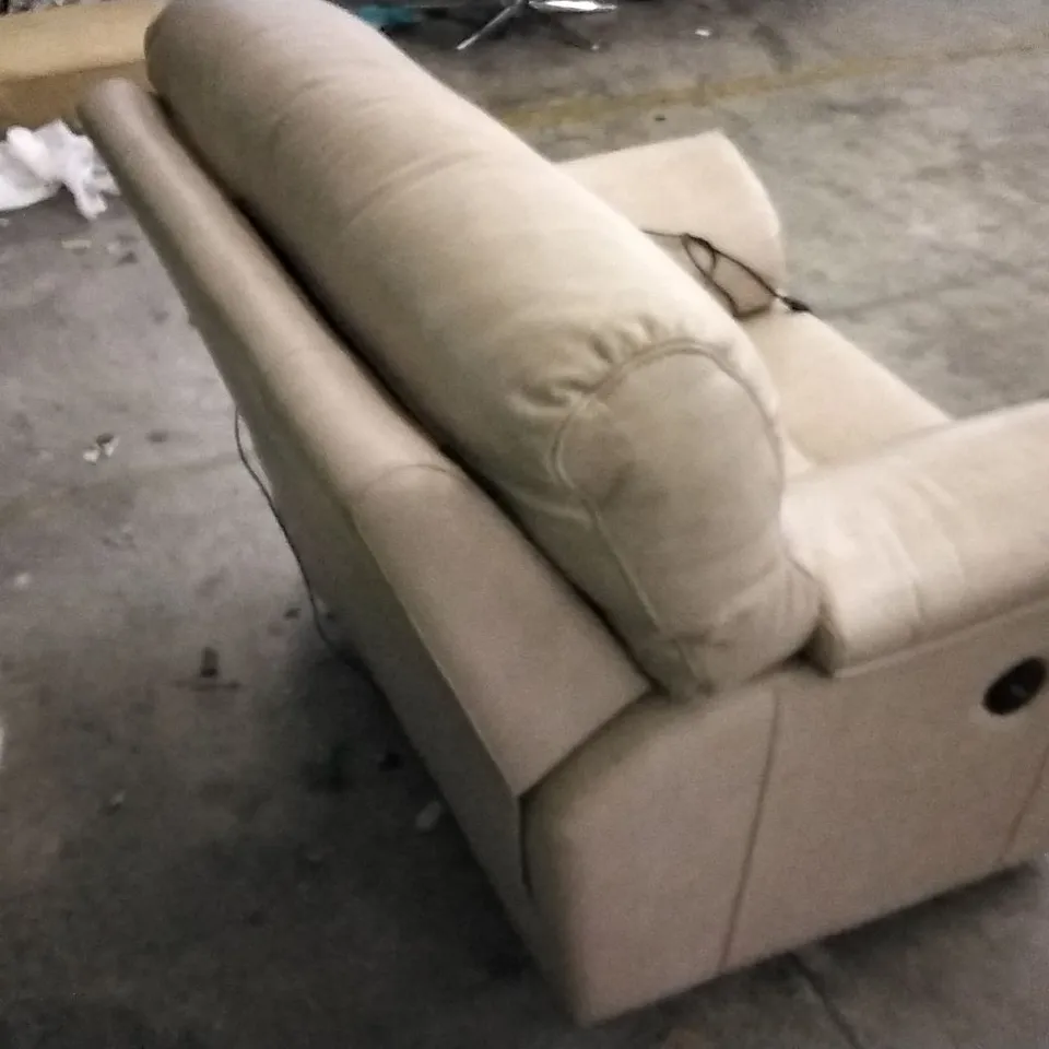 QUALITY BRITISH DESIGNED & MANUFACTURED G PLAN MOCHA LEATHER ELECTRIC RECLINING ARMCHAIR 