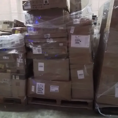 PALLET OF ASSORTED HOUSEHOLD GOODS AND PRODUCTS TO INCLUDE;FLOOR CABINET,WALKING PAD,PLASTIC CUBE STORAGE BOX