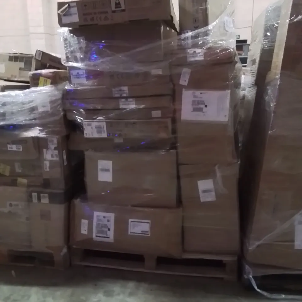 PALLET OF ASSORTED HOUSEHOLD GOODS AND PRODUCTS TO INCLUDE;FLOOR CABINET,WALKING PAD,PLASTIC CUBE STORAGE BOX