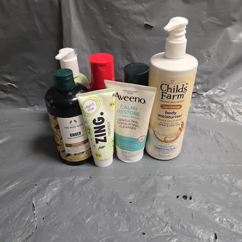 APPROXIMATEY 20 ASSORTED HEALTH AND BEAUTY PRODUCTS TO INCLUDE - CHILD'S FARM BODY MOISTURISER - ALPECIN CAFFEINE SHAMPOO - ZING TOOTHPASTE - ETC